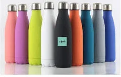 Colourful promotional metal water bottles